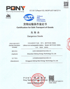  By Air_Certification for Safe Transport of Goods 