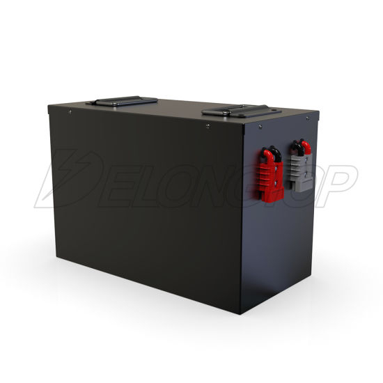 Deep Cycle Maintenance 24V 100ah Solar Energy System Battery 12V 200ah