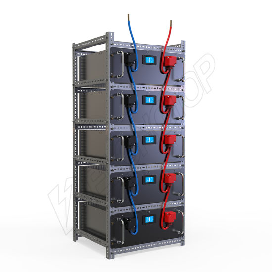 48V 100ah Battery Rack System Lithium 5.5kwh LiFePO4 Battery for Solar UPS