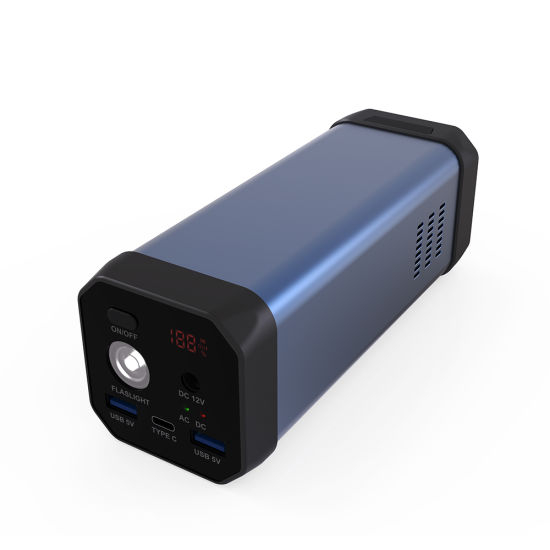 Wholesale Lithium Ion Battery AC Power Bank 80wh with LED Flashlight