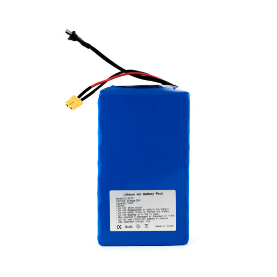 10s6p Hot Selling Rechargeable 36V 15ah 18650 Lithium Battery Pack for Electric Bike