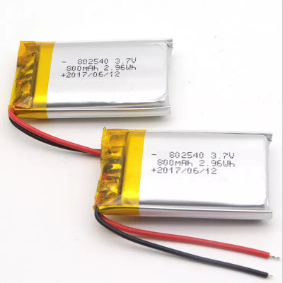3.7V 800mAh Lipo Battery for Power Tool Ithium Polymer Battery Cell 802540