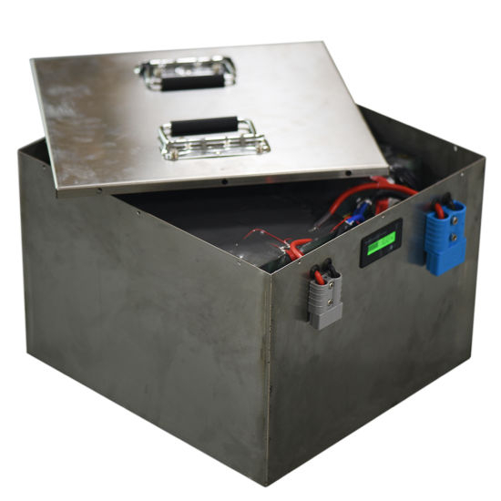 Rechargeable LiFePO4 Battery 48V 100ah with Stainless Steel Case