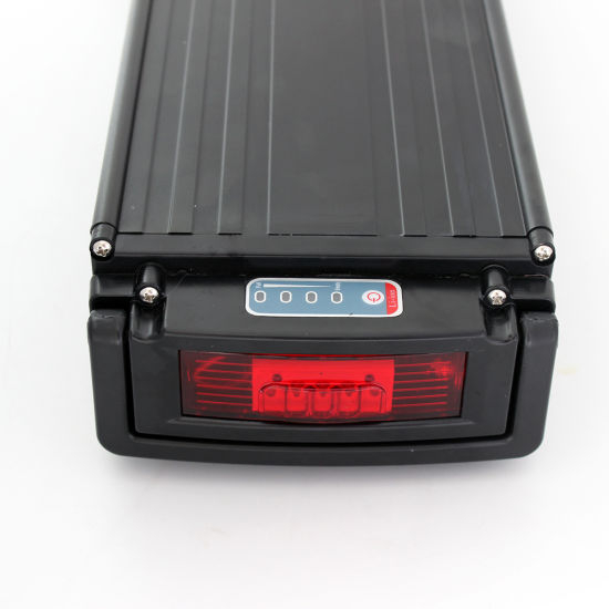 High Quality Li-ion E-Bike Battery Pack with Red Tail Light