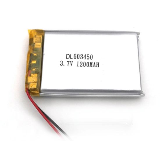 3.7V 1200mAh Lipo Battery Rechargeable Lithium Polymer Battery Cell 603450