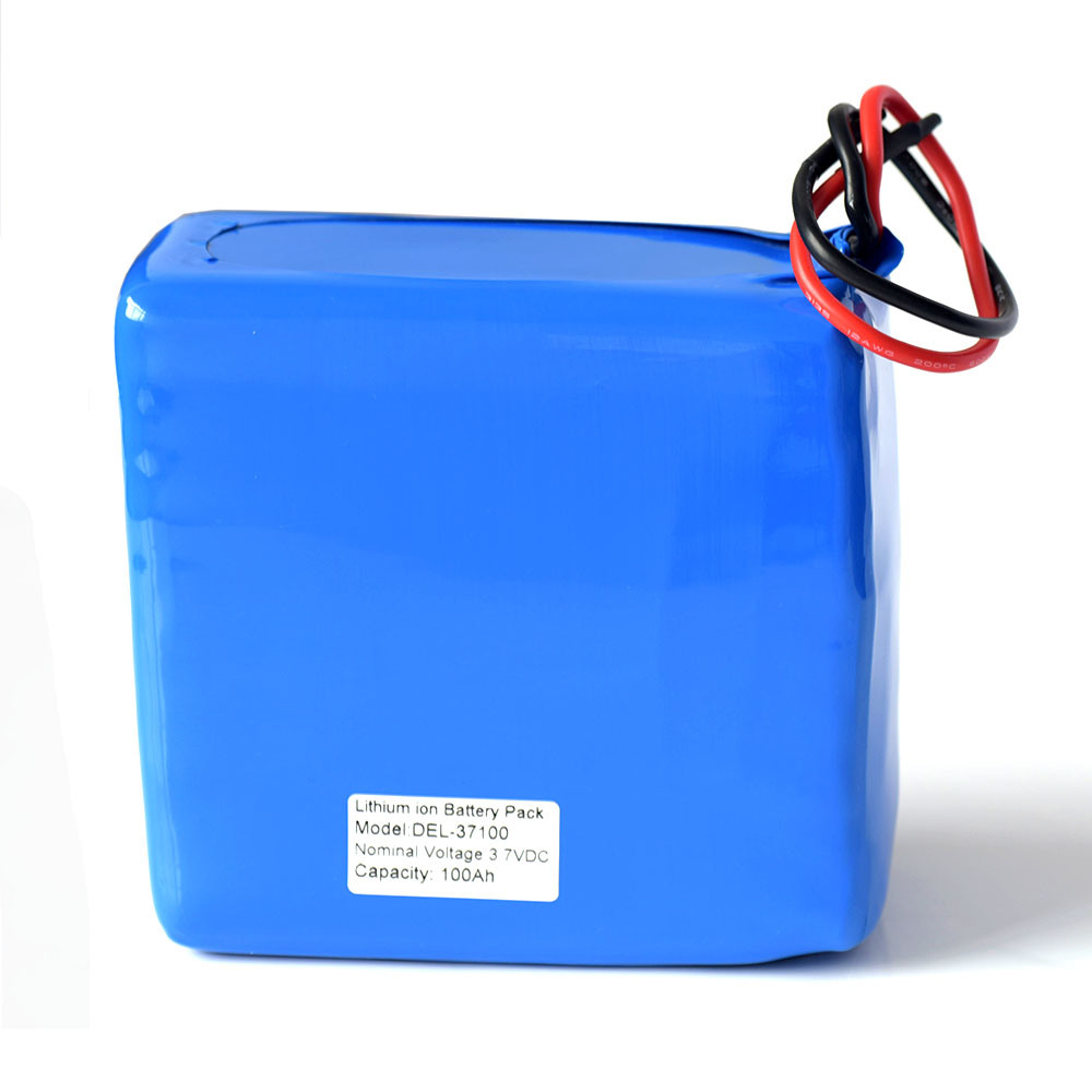 Custom Rechargeable Lipo 3.7V 100ah Lithium Polymer Battery Pack for Monitoring Camera Equipment Batteries