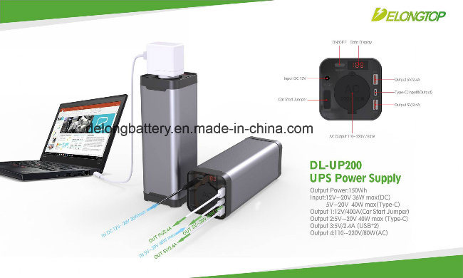 Smallest 12V Li Ion UPS Power Battery