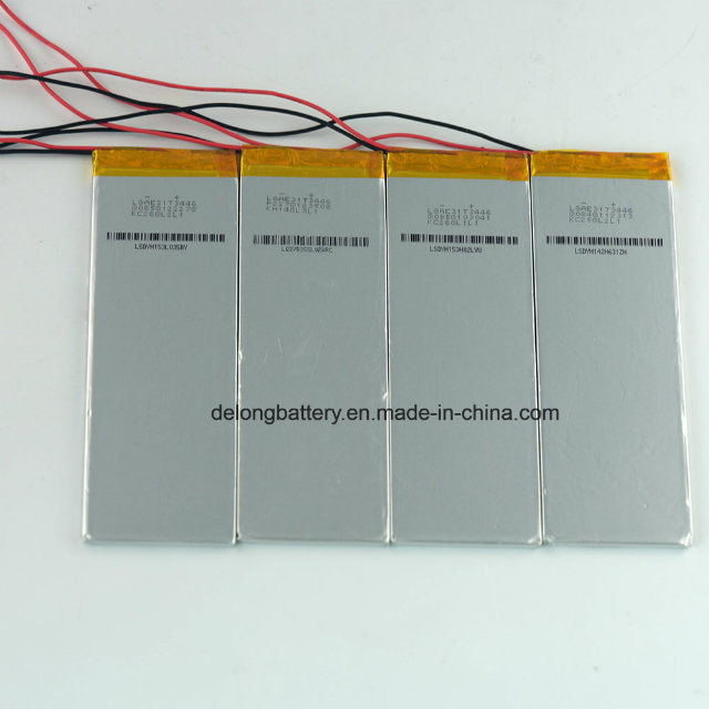 3.7V 3100mAh Lithium Polymer Battery with PCM