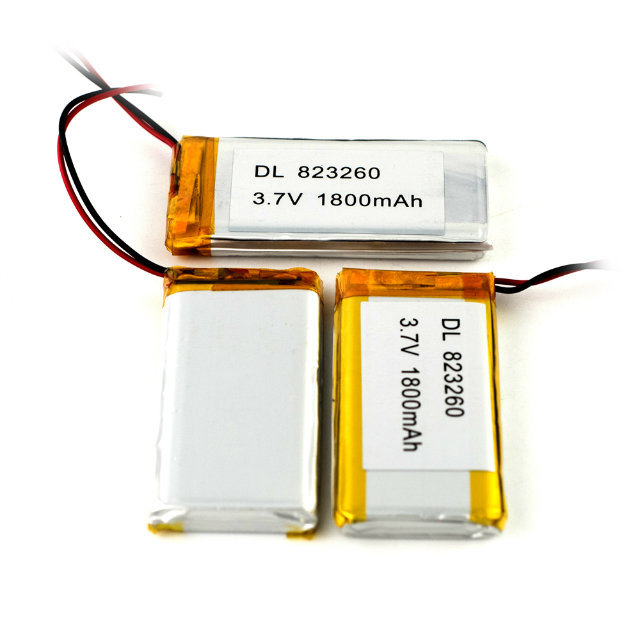 Lipo 3.7V 823260 1800mAh Rechargeable Lithium Ion Polymer Battery for GPS Tracker