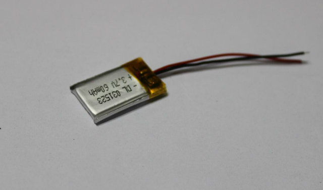 3mm Thickness 3.7V Li-Polymer Battery Cell for Bluetooth