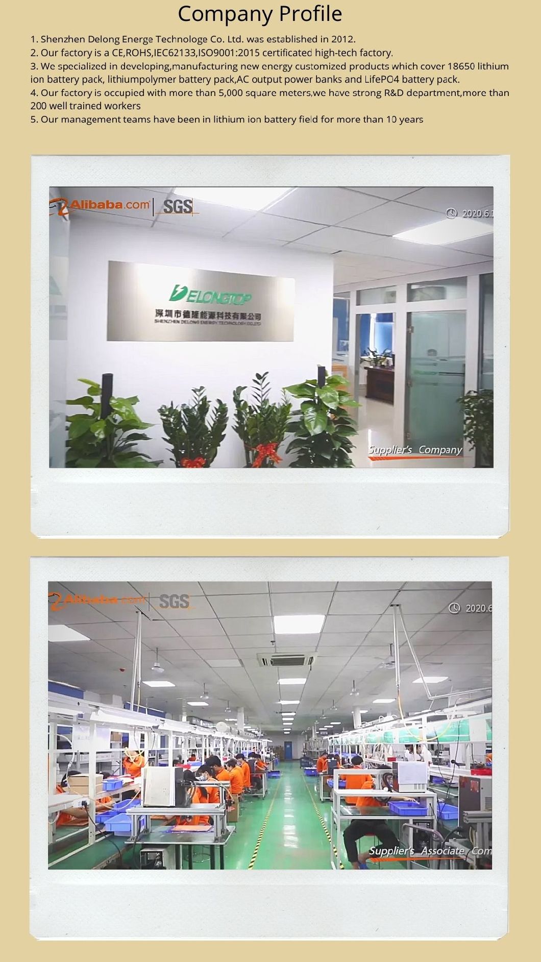 Rechargeable Lithium Battery 24V 100ah Deep Cycle LiFePO4 Battery