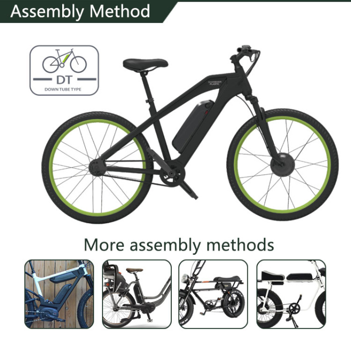 Electric Bicycle Kit 48V 17.5ah Down Tube Type Bicycle Lithium Battery