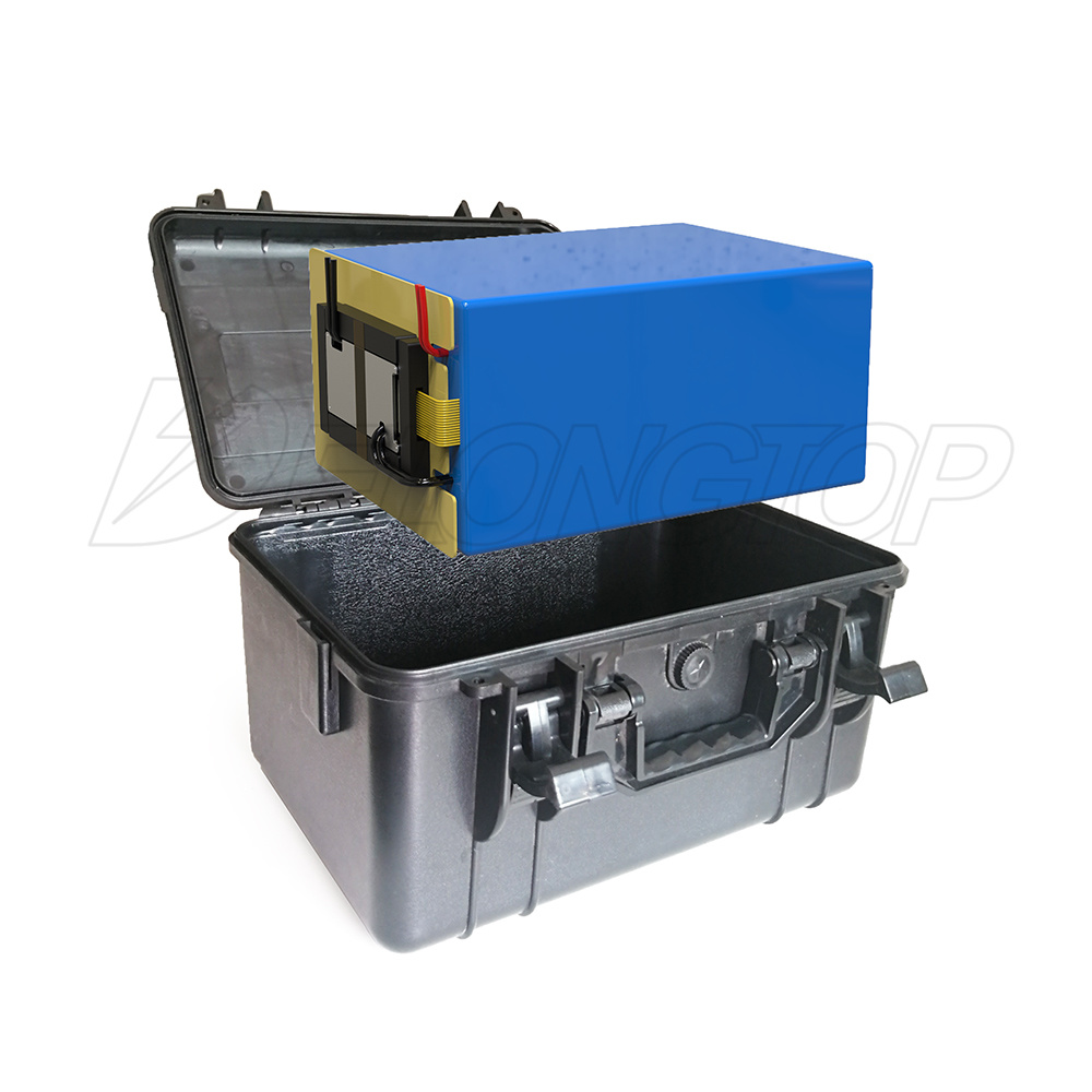 12V 24V 100ah Waterproof Lithium Ion Battery in Marine/Fishing Club with Anderson Connector