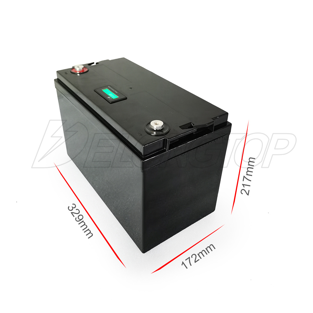 LiFePO4 12V 100 AMPS Rechargeable Solar Lithium Battery Pack