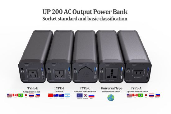 Delongtop AC Power Bank 40800mAh AC Outlet Laptop Portable Battery Pack Travel Charger