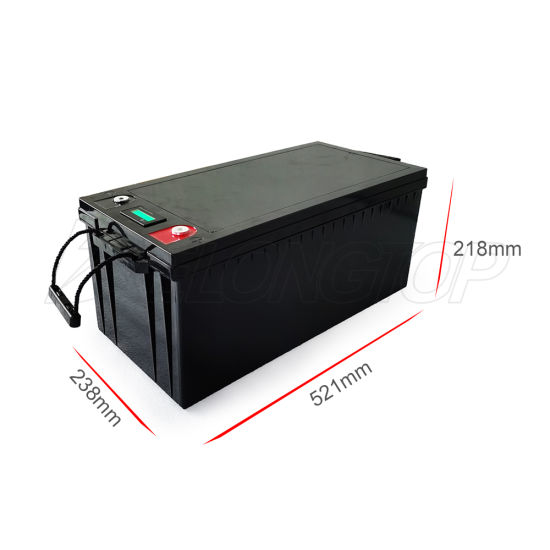 Deep Cycle Rechargeable LiFePO4 LFP12V 200ah Lithium Ion Battery Pack for Solar
