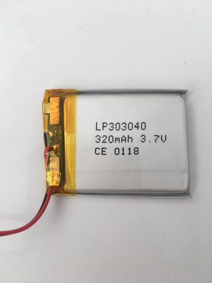 3.7V Ultra Thin 303040 Lithium Polymer Battery for Bluetooth Headset