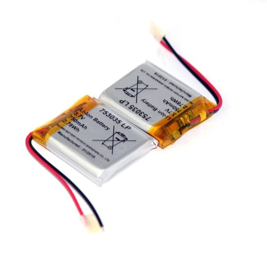 3.7V Lipo Battery 750mAh Lithium Polymer Battery Cell 753035