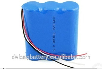 Rechargeable 18650 Lithium Battery 7.4V 5000mAh for Power Tools