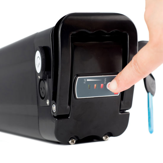 Small Silver Fish Type Electric Bike Li-ion Battery Pack 24V