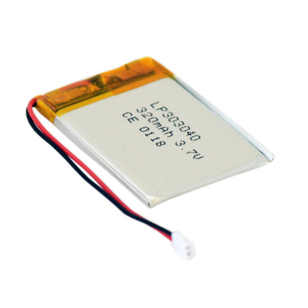 Rechargeable 303040 3.7V 320mAh Lipo Battery