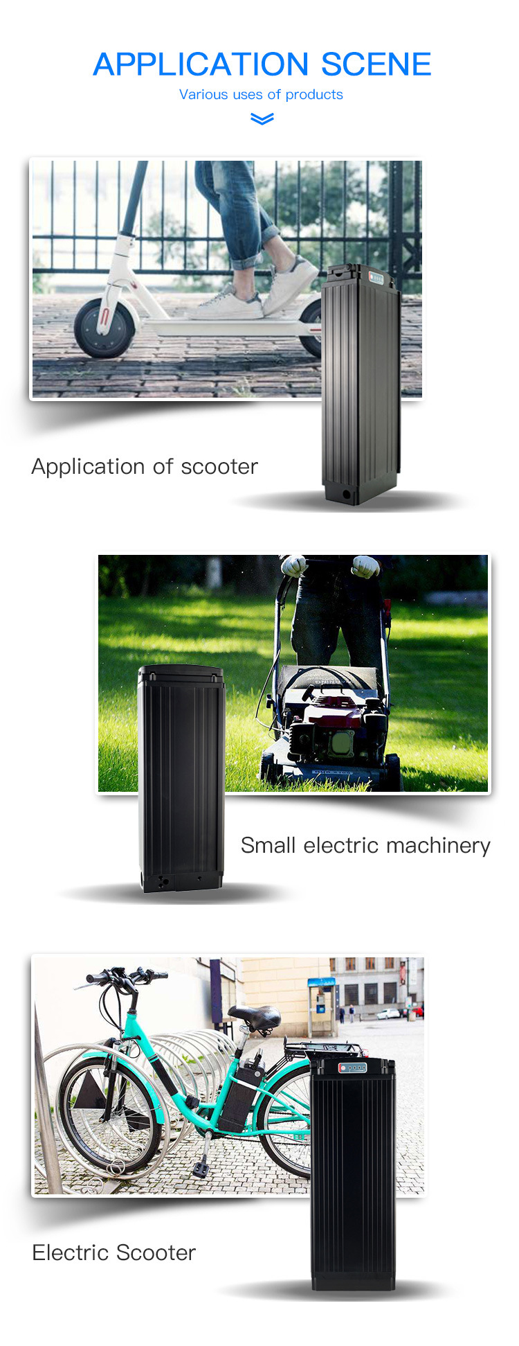 18650 Lithium Electric Battery Pack 20ah 15ah 48V for Ebike