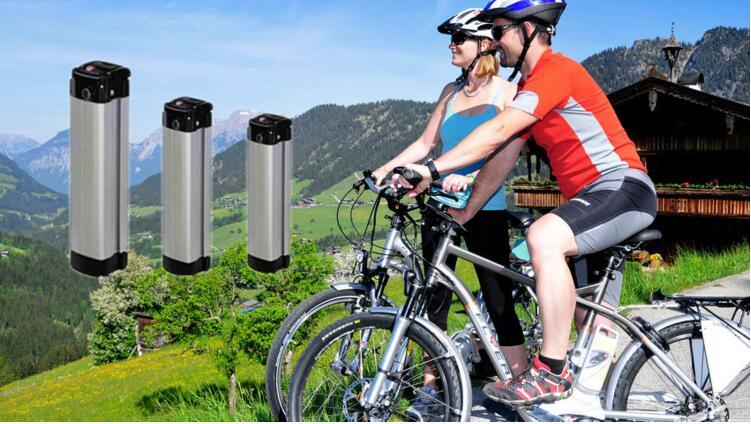 Rear Rack Electric Bicycle Battery Pack 36V 12A High Quality with Light