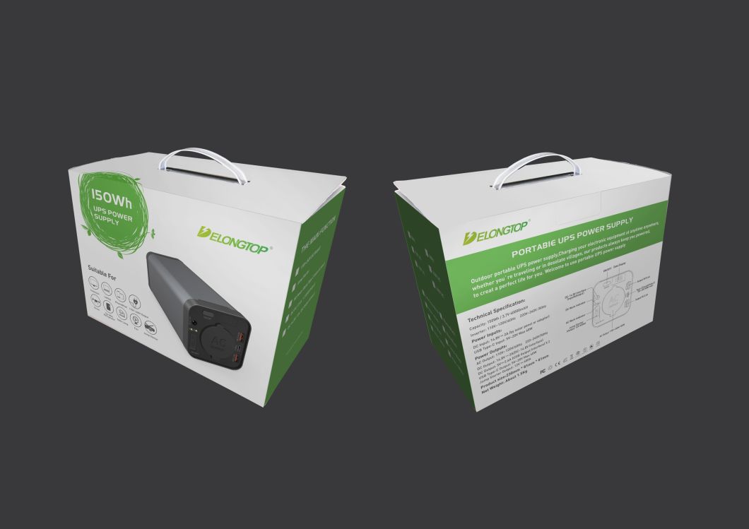 Socket Type 12V DC 5V 2.4A USB Outport Mini UPS with Type C