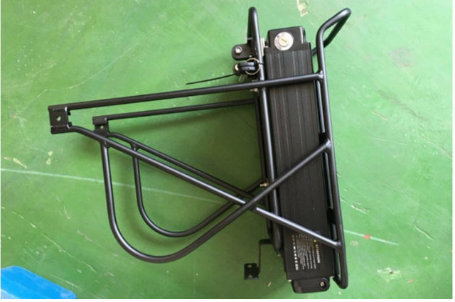 Factory Customized Direct Sale 48V 20ah Rear Rack Li Ion Electric Bike Battery with Charger