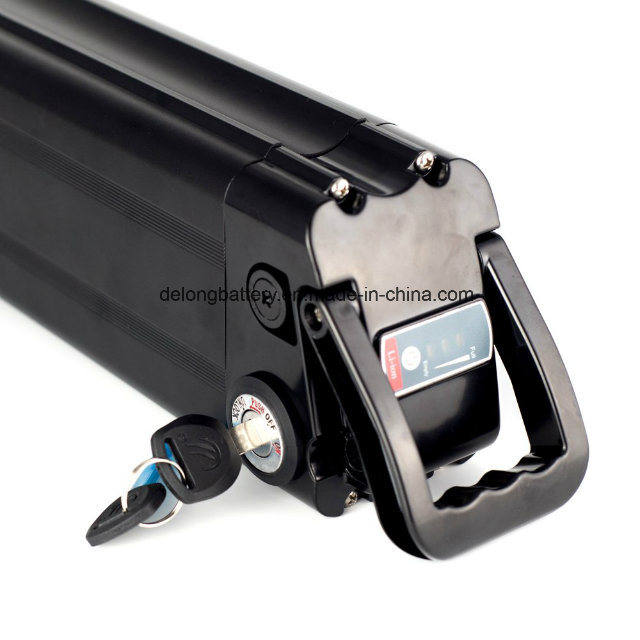 Small Silver Fish Type Electric Bike Li-ion Battery Pack 24V