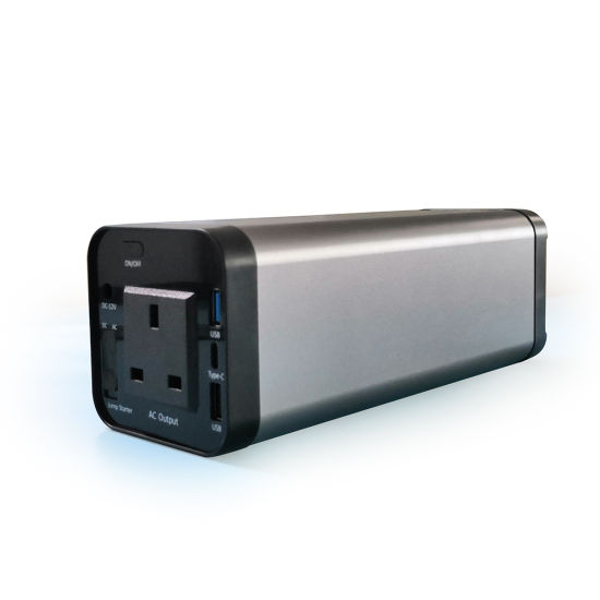 British Version AC 220V Output Outdoor Portable 150wh 40000mAh Power Bank with Car Jump Strater