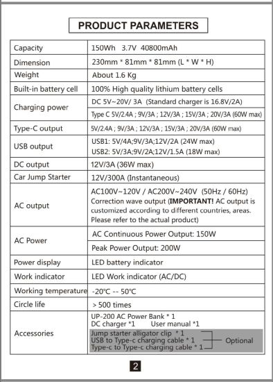 40800mAh Ultra-Compact High-Speed Charging Portable Portable Power Bank Charger