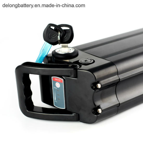 Electric Vehicle Battery 36V 10ah for E-Bicycle Sliver Fish Style