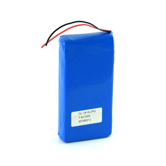 Custom Rechargeable Lipo 7.4V 10ah Lithium Polymer Battery Pack 7.4 Volt Batteries