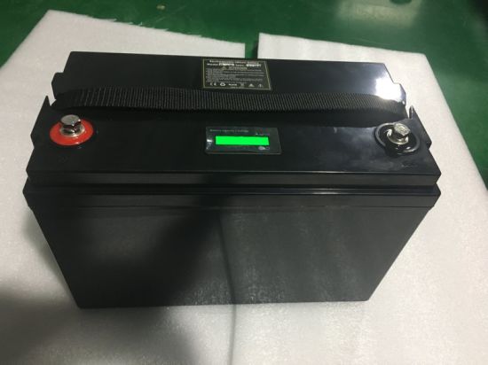 Storage Lithium-Ion 100ah LiFePO4 Deep Cycle 12V Battery Pack Rechargeable Solar Battery
