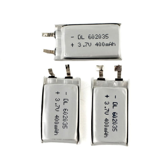 602035 3.7V 400mAh Rechargeable Li-Polymer Battery for Digital Device