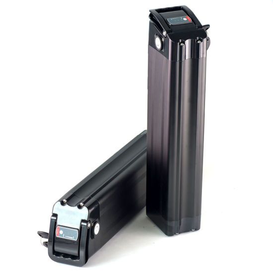 Customized 48V 15ah Lithium Ion Battery Silver Fish Type Bottom Discharge