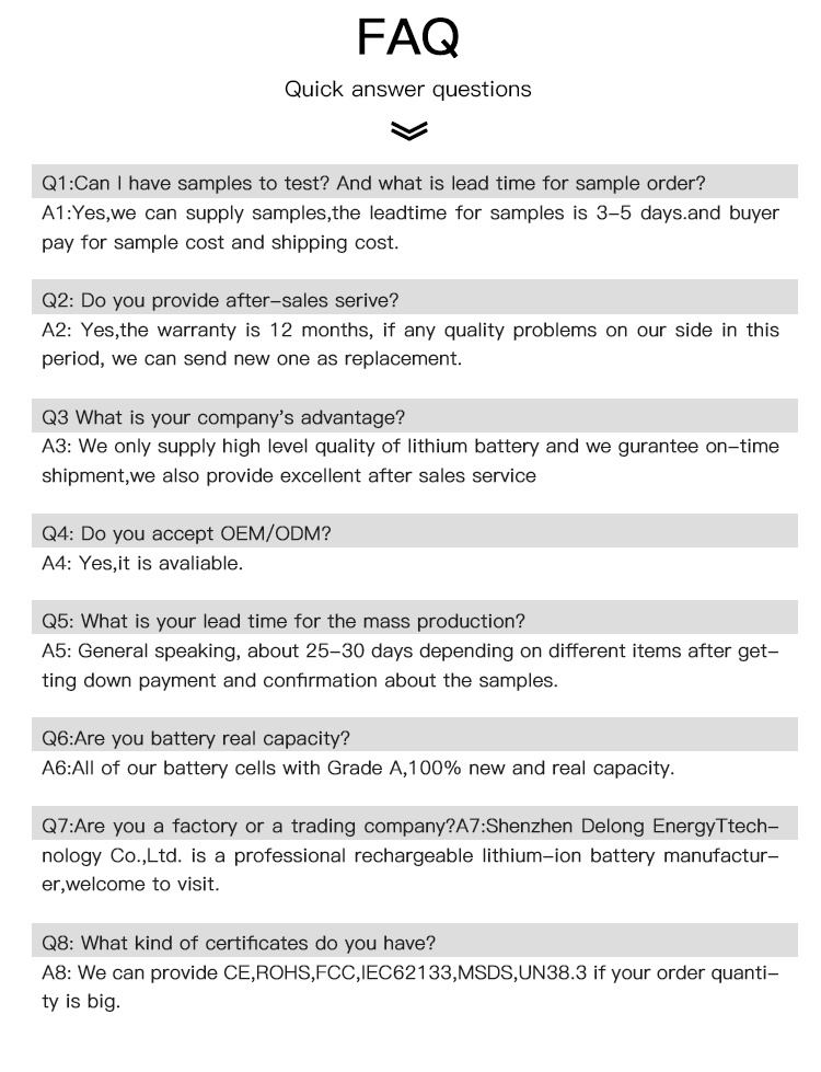 10s5p 36V 12ah Rechargeable 18650 Lithium Ion Battery Pack