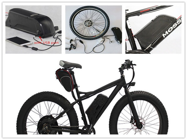 Down Tube Type Electric Bicycle Lithium Battery 36V 15ah Dolphin Ebike Battery