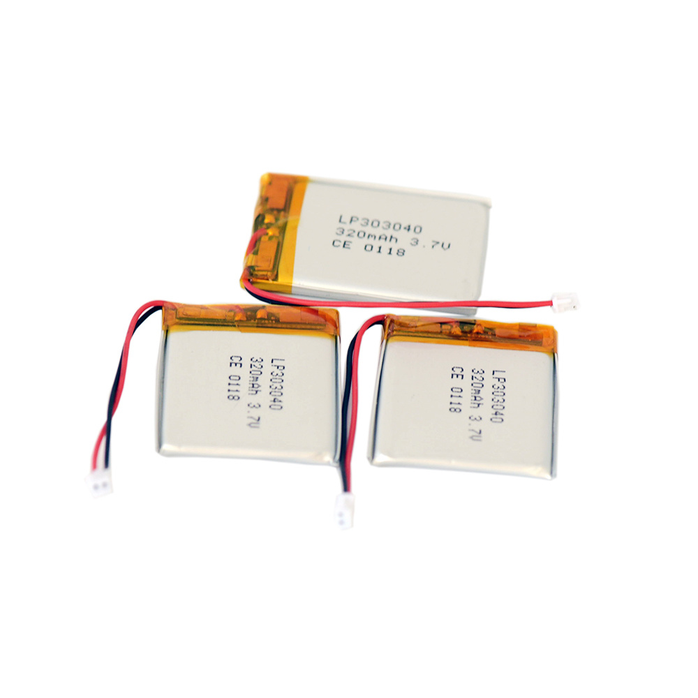 Rechargeable 3.7V 303040 320mAh Lipo Battery Cell Mini Heating Lithium Ion Cell