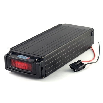 Rechargeable 36V 15ah Rear Rack Li-ion Lithium Battery Pack with Charger for 500W Electric Bike