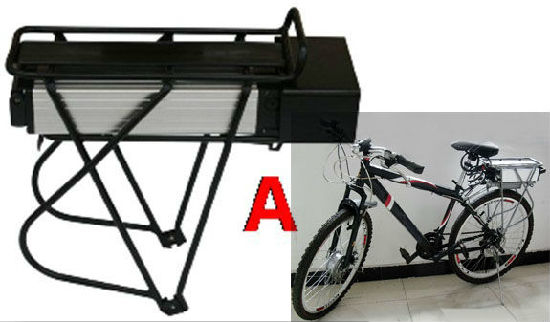 Rear Rack Type Ebike Battery 48V 20ah Electric Bike Battery
