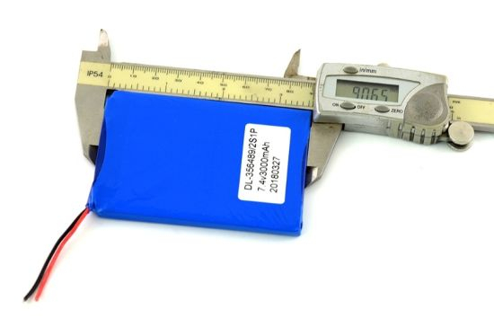 7.4V 3000mAh Rechargeable Lithium Polymer Battery Pack Lipo Battery with PCM