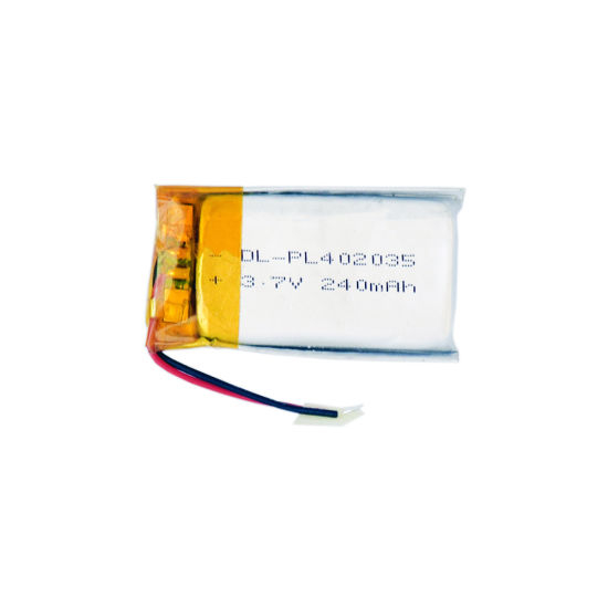 Factory 402035 240mAh Lithium Ion Polymer Battery Pack Lipo Battery Cell for Electric Toy