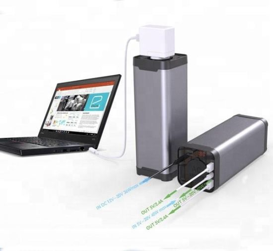 Portable Output 40000mAh 150wh AC 100V -240V Pd Power Bank Supply Laptop