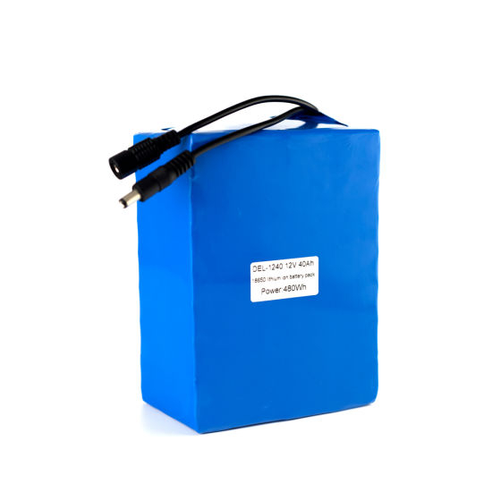 Rechargeable 18650 Lithium 3s16p 12V 40ah Li-ion Battery Pack for Solar Street Light