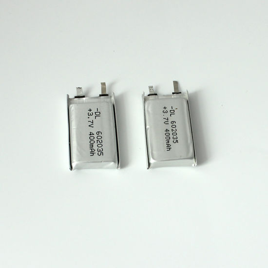 602035 3.7V 400mAh Rechargeable Li-Polymer Battery for Digital Device