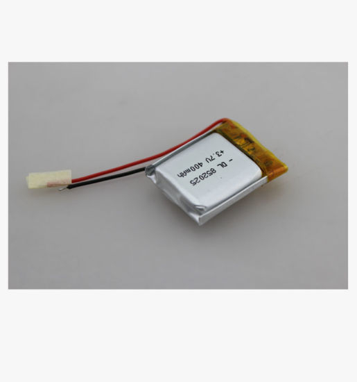 China Factory Rechargeable 852025 3.7V 400mAh Li-ion Polymer Battery