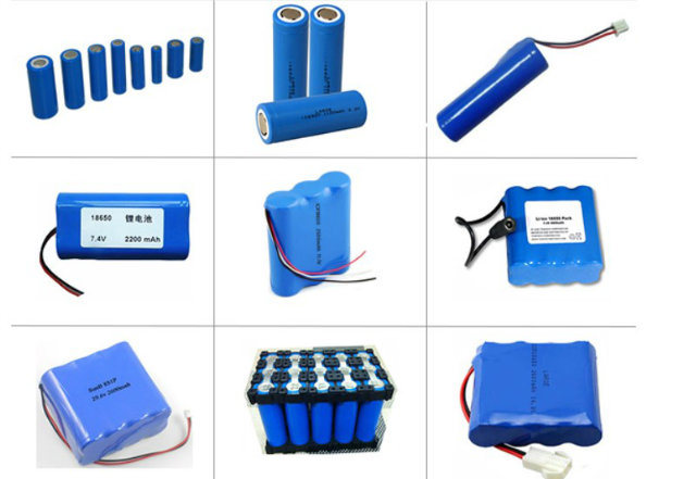 18650 Lithium Ion 11.1V 2600mAh Battery Pack with BMS LED Indicator for Emergency Lamp