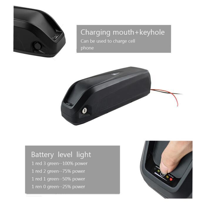 Rechargeable Electric Bicycle Battery Customerized Capacity for Ebike
